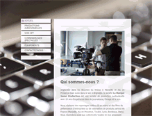 Tablet Screenshot of lmj-production.com